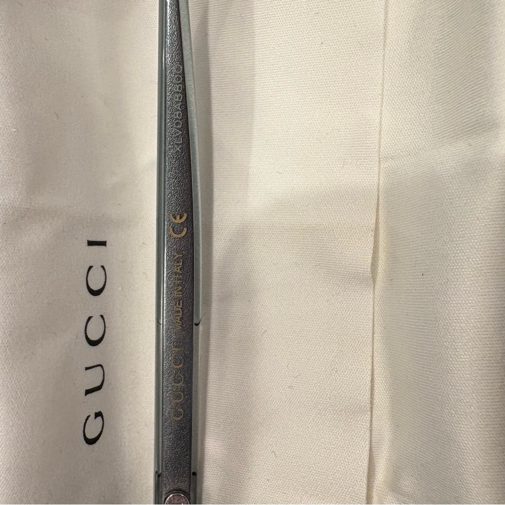 Gucci Transparent Green/Gray Eyeglasses - Picture 5 of 5